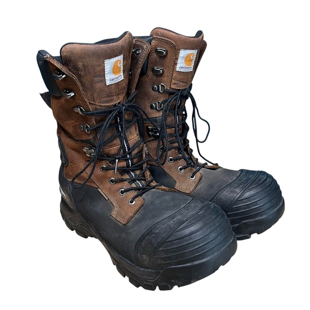 Carhartt Men’s 10'' Safety Composite Toe Waterproof Insulated Pac Boots Size 13